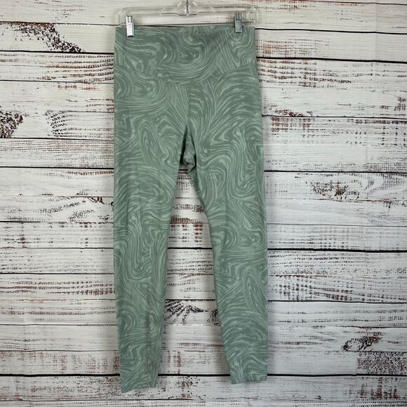 Old Navy Pants - Women's Old Navy Power Chill Green Extra-High Rise Go Dry Activewear Leggings L